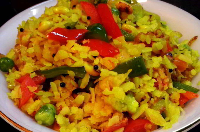 Vegetable Poha