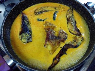 Baiguni Fish Curry Step by Step
