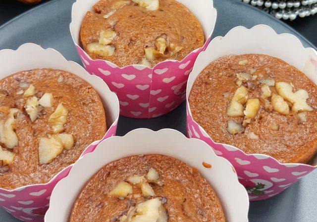 Eggless Wheat Flour Cupcake